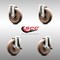 Service Caster 5 Inch 316SS High Temp Glass Filled Nylon Swivel Bolt Hole Caster Brakes, 2PK SCC-SS316BH20S514-GFNSHT-2-TLB-2 - alternate 2